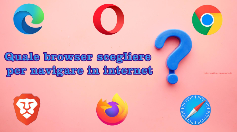 foto copertina quale browser scegliere