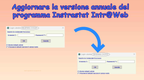 Foto iniziale aggiornare versione intraweb intrastat